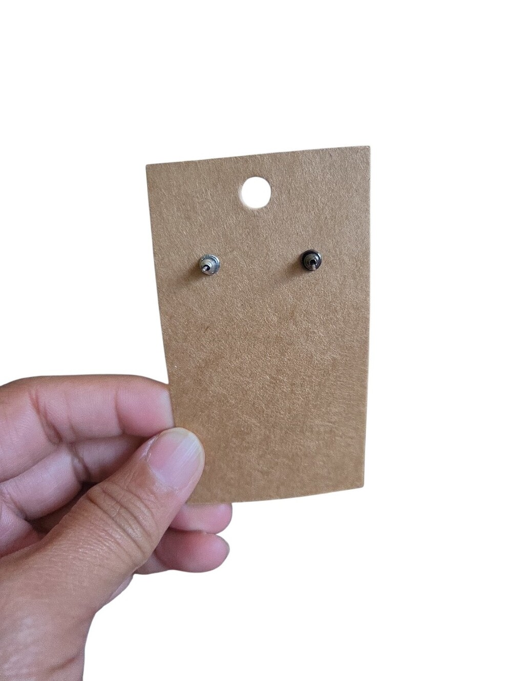 Rhinestone Linear Drop Earrings in Silver Toned - Picture 2 of 2